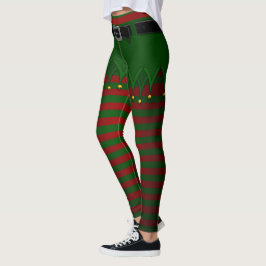 Elf Costume Leggings jul Elf Byxor