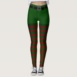 Elf Costume Leggings jul Elf Byxor