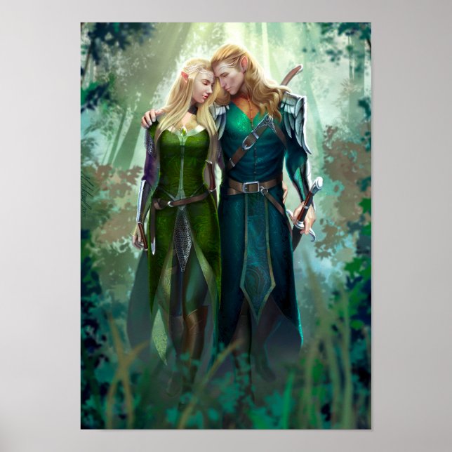 Elf Couple Poster (Framsidan)