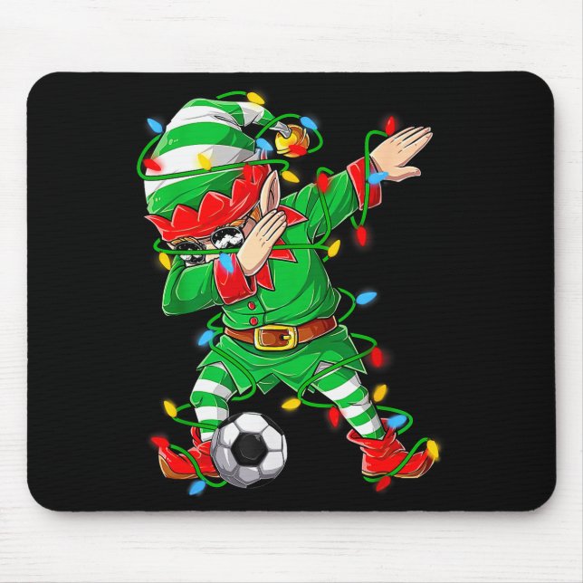 Elf Dabbing Soccer Player Christmas Dab Xmas  Musmatta (Framsidan)