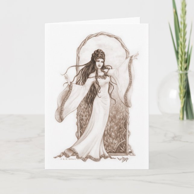 Elf Dancing Helgkort (Framsida)