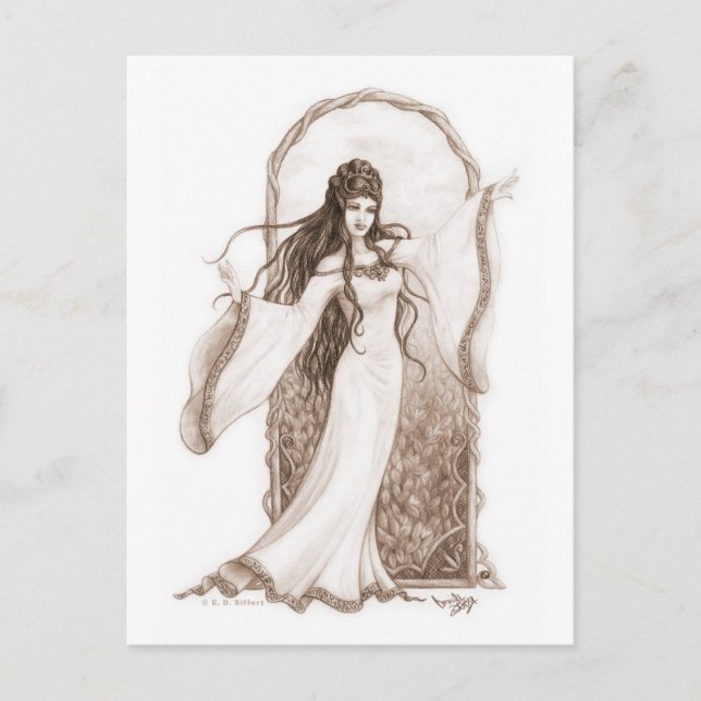 Elf Dancing Vykort (Framsida)