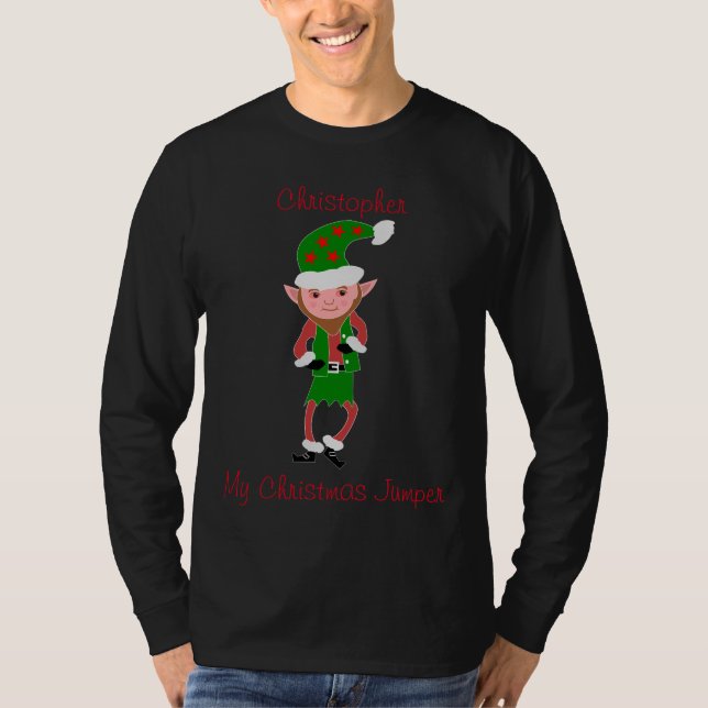 Elf Design-jul Tröja (Framsida)
