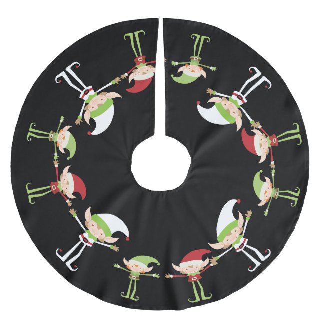 Elf Design - Julgran Skirt Julgransmatta Borstad Polyester (Framsidan)
