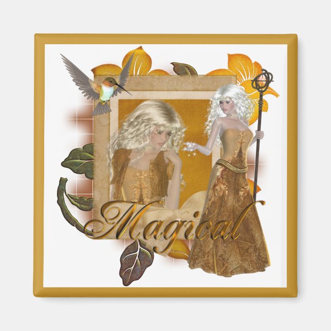 Elf-design: Magic by MarloDee Magnet (Framsidan)