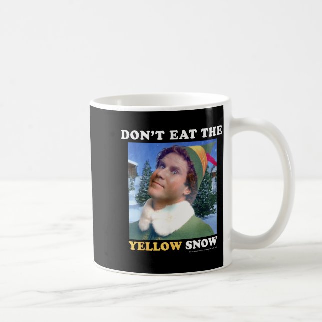 Elf Don't Eat The Yellow Snow  Kaffemugg (Höger)