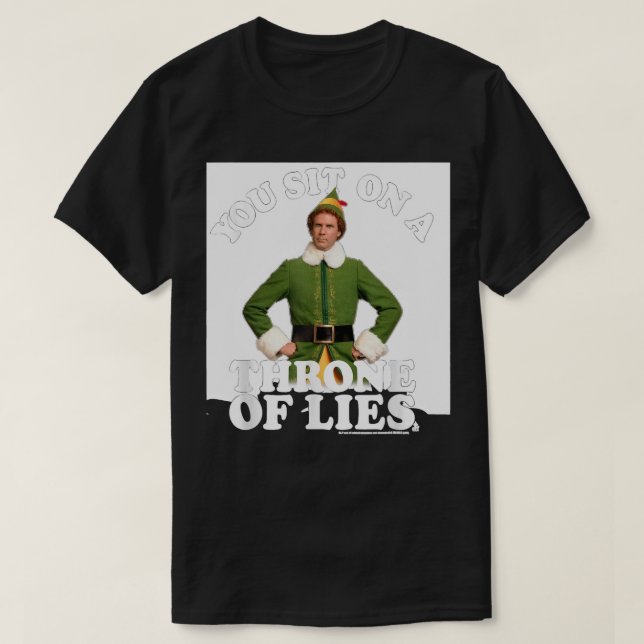 Elf Du sitter på en Throne of Ligger T Shirt (Design framsida)