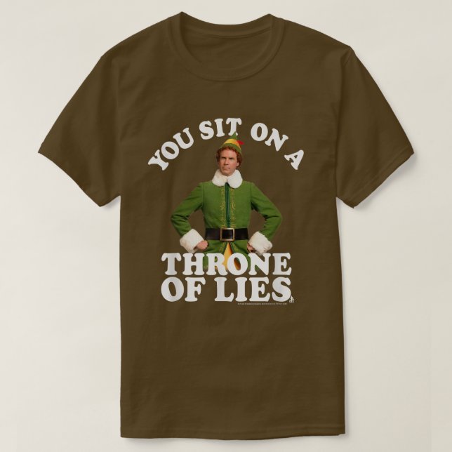 Elf Du sitter på en Throne of Ligger T Shirt (Design framsida)