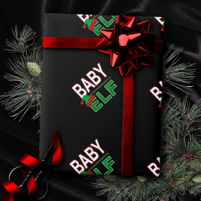 Elf-familjen | Baby Elf-Helgdag #TeamElf Presentpapper (Skapare uppladdad)