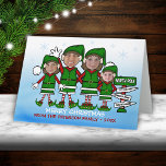 Elf-familjen (brunette3) jul helgkort<br><div class="desc">Ladda upp bilder och förvandla din familj till denna vackra familj! FÖLJA DESSA TIPS FÖR BÄSTA RESULTAT: För varje bild är det bäst med en fullt, frontal ansikte med naturligt ljus (eller utomhusljus), med håret borrat från ansikte. Om bild som du överför inte får plats i ram klickar du på...</div>