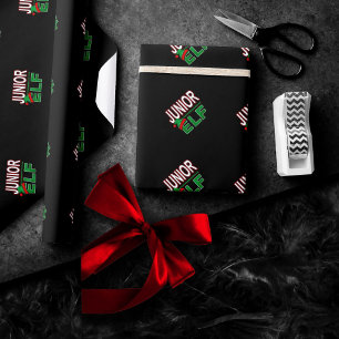 Elf-familjen Junior Elf-Helgdag #TeamElf Presentpapper