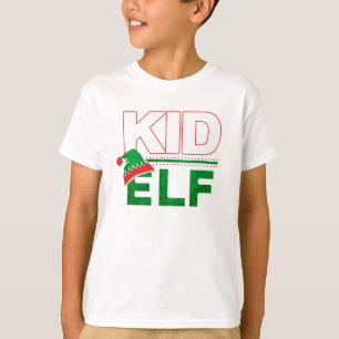 Elf-familjen Kid Elf-Helgdag #TeamElf T Shirt
