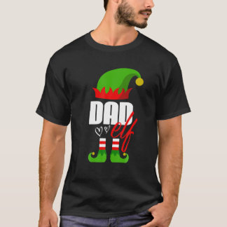 Elf-familjens Elf-familjekostnad för Far A i Pappa T Shirt