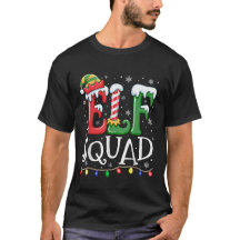 Elf-familjens julmatchande pyjamas Elf-squad