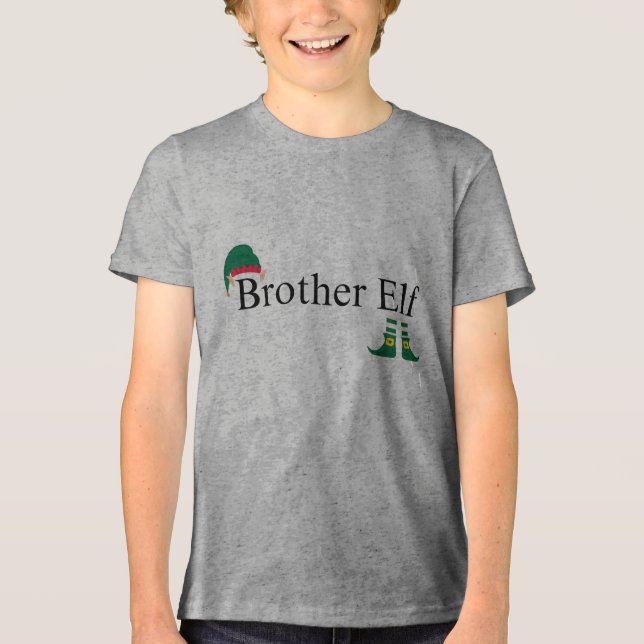 Elf-familjens Roligt: Matchande julresor T Shirt (Framsida)