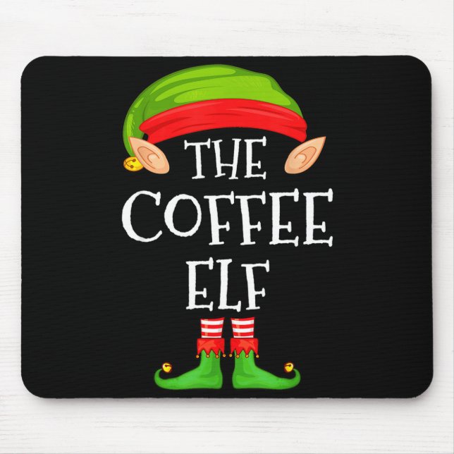 Elf Family Christmas Coffee Elf Sweater Matching C Musmatta (Framsidan)