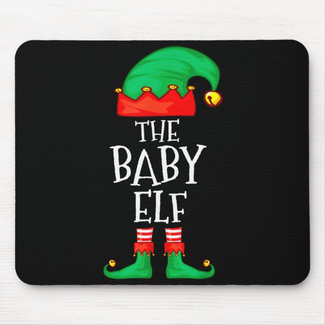 Elf Family Christmas Funny The Baby Elf Sweater Bo Musmatta (Framsidan)