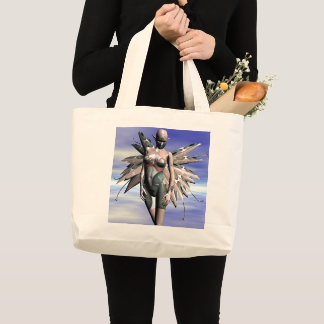 Elf Fantasy Large Tote Bag Jumbo Tygkasse (Framsida (produkt))