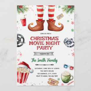 Elf Filmfest Partyn Invitation Inbjudningar