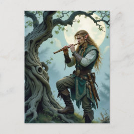 Elf Flute Vykort