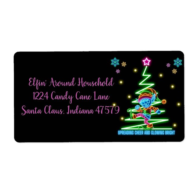 Elf för glöduppspelning fraktsedel (Framsidan)