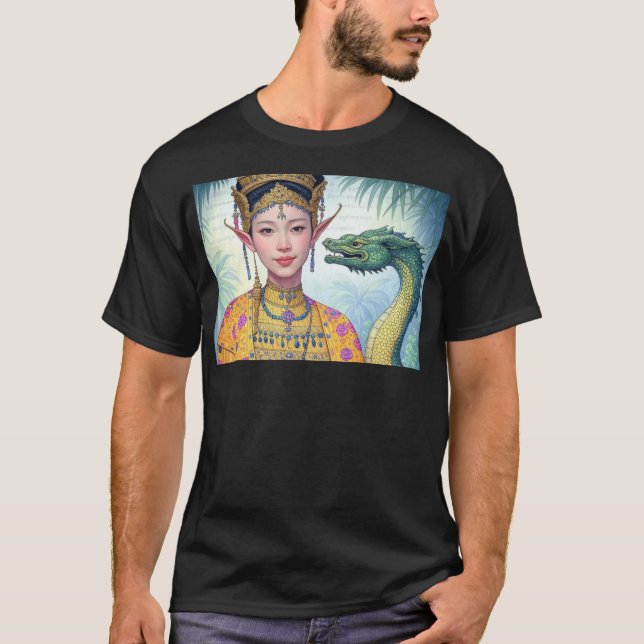 Elf-foto med Rahu T Shirt (Framsida)