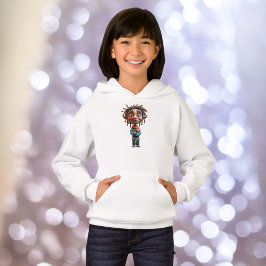 Elf Girl's Hoodie Tonåring julafton T Shirt