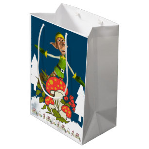 Elf God jul Gift Bags