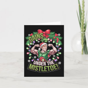 Elf Gyms jultomte under Mi Kort