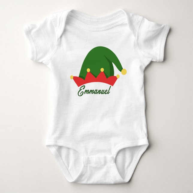 Elf Hat Bodykostym T Shirt (Framsida)