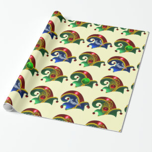 ELF HATS, SHAMROCK, DIAMOND FEATHERS, GULD JEWELS PRESENTPAPPER