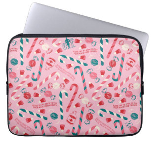 Elf Helgdag Candy Mönster Laptop Fodral