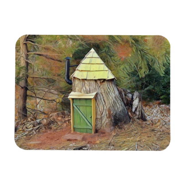 Elf House Magnet (Horisontell)