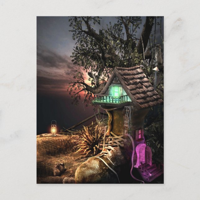 Elf House Vykort (Framsida)