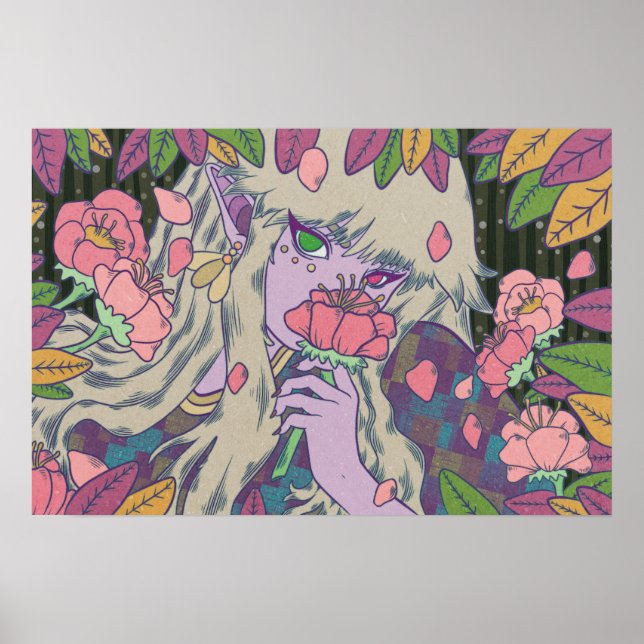Elf i Garden Poster (Framsidan)