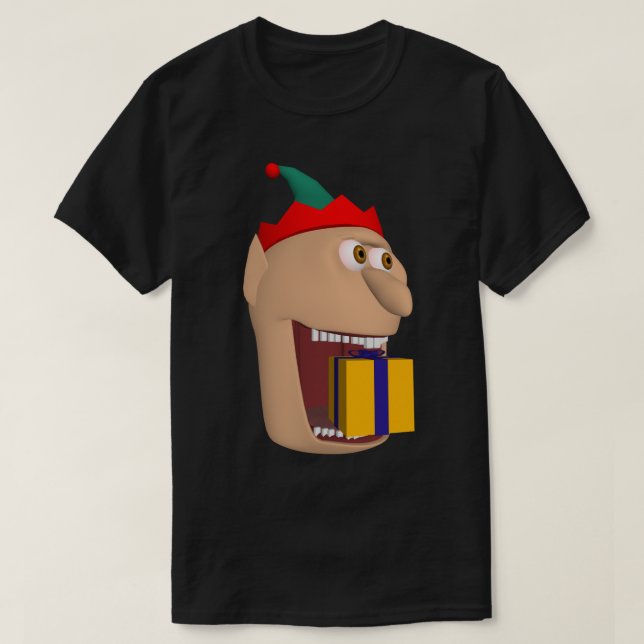 Elf Johnny Head T-shirt (Design framsida)
