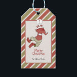 Elf-jul Presentetikett<br><div class="desc">Elf-julgranens Märkre - den här lilla vännen väntar på den stora julens roligt. Viktiga vattenfärger och säsong-typografi kompletterar utformningen. Anpassa den här snygga självdesignen med dina detaljer enkelt och snabbt. Tryck på anpassningsknappen om du vill ordna om och formatera stil och placera texten.</div>