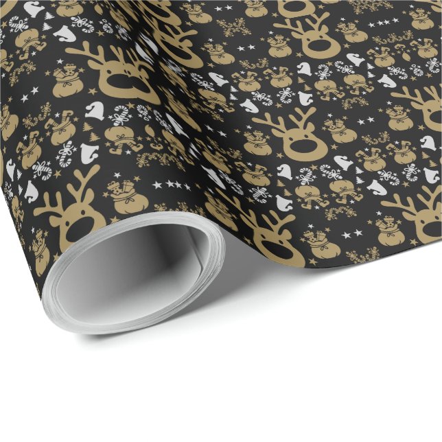 Elf jul Wrapping Presentpapper (Rullad Hörn)
