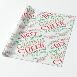 Elf-julafton Papper julCheer Presentpapper