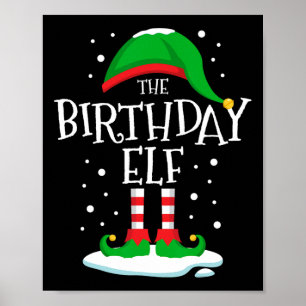 Elf-julfamiljen som matchar Julafton Gr Poster