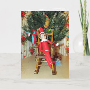 Elf-julkort (1186) helgkort