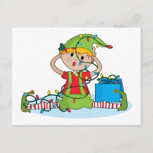 Elf Ljus Vykort