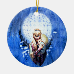 Elf Madonna jul Ornament