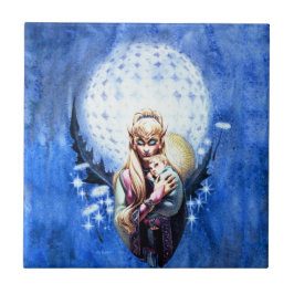 Elf Madonna Kakelplatta