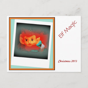 Elf Magic Postcard by Todd D. Martin Helg Vykort