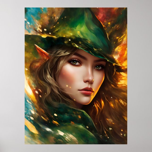 Elf magician poster (Framsidan)