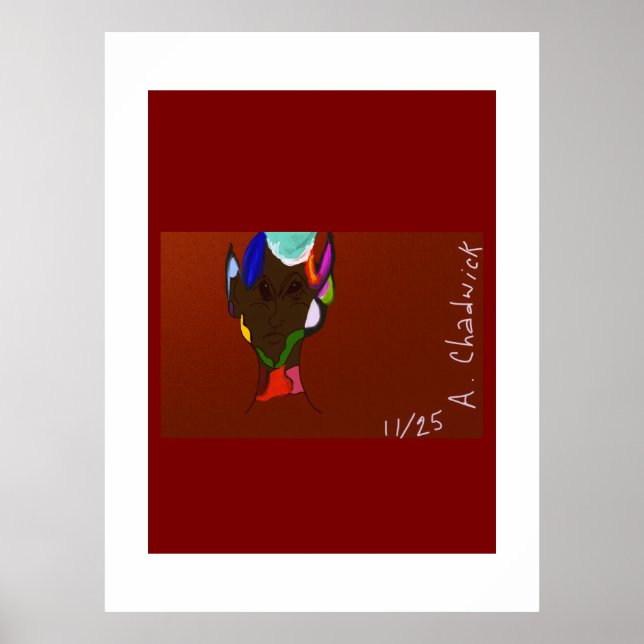 Elf Map Art  Poster (Framsidan)