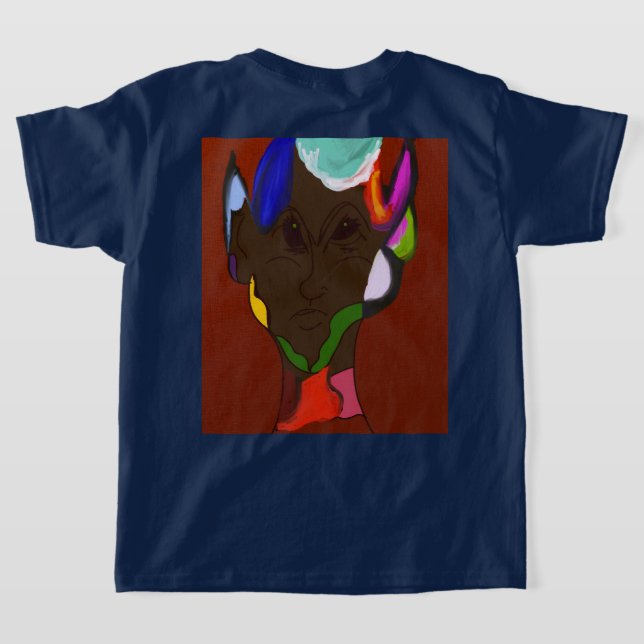 Elf Map Art  T Shirt (Laydown baksida )