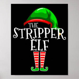 Elf Matchande Julklapp För Familjen Smutsig Set Poster