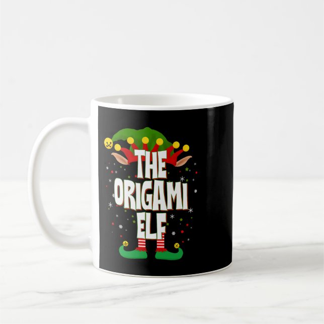 Elf Matching Gag Gifts Kaffemugg (Vänster)